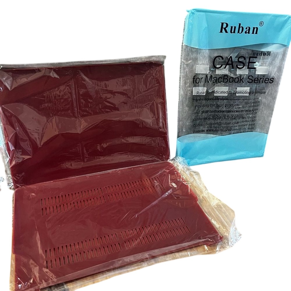 NEW Ruban Marsala‎ Red Hard Cover for Macbook